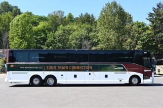 Amtrak is introducing its first-ever electric bus on this popular route