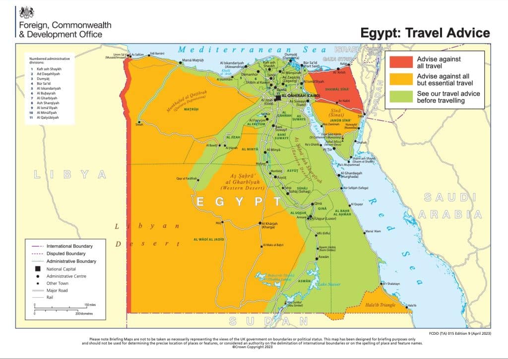 Is it safe to travel to Egypt now?  Travel advice