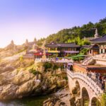 View of a town in South Korea