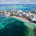 aerial view of san andres colombia