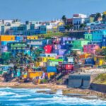 Colorful Houses In San Juan, Puerto Rico, Latin America, United States