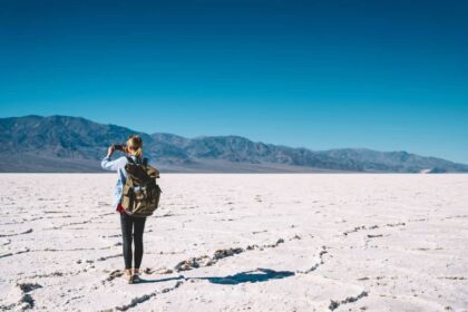 Going below sea level while on land in Death Valley