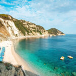 Famous Beach Bounded By The Mediterranean Sea In Isola di Elba, Italy, Southern Europe