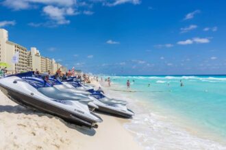 Cancun boosts tourist security with 600 Marines, including jet ski patrols