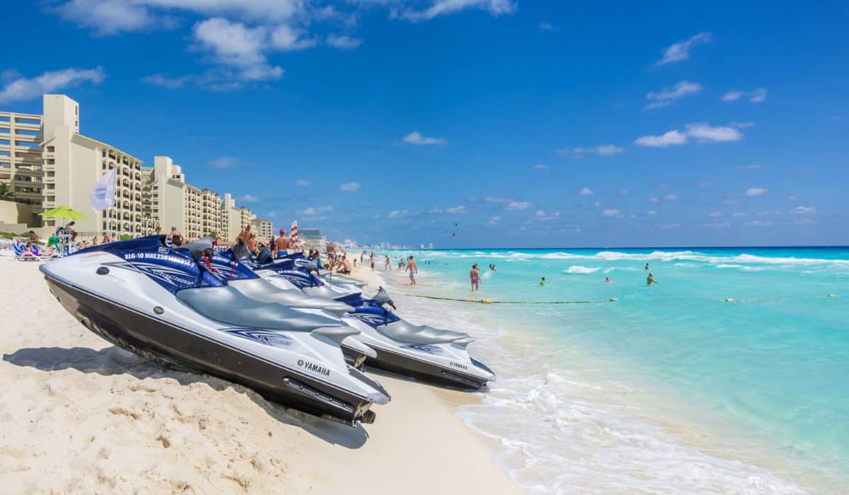 Cancun boosts tourist security with 600 Marines, including jet ski patrols