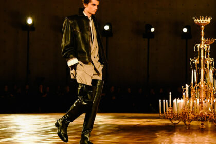 At Saint Laurent, a Radical Proposition: Thigh-High Boots for Men