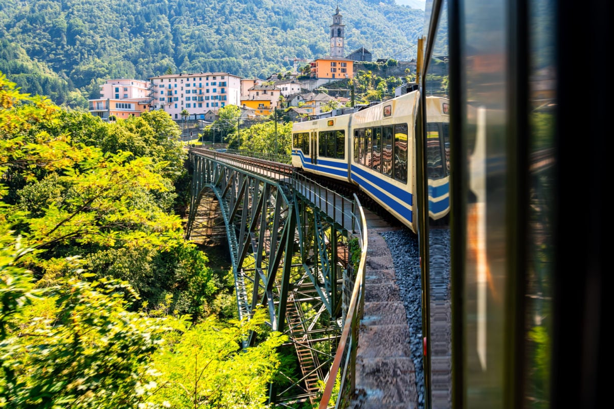 Discover Italy’s hidden gems and mountain lakes on this ancient train ride