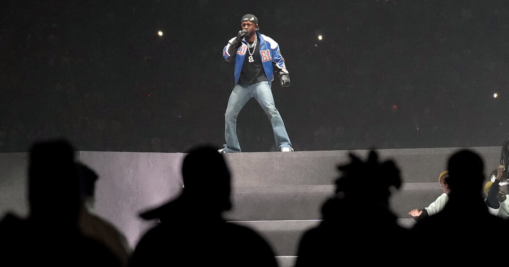 Kendrick Lamar’s Bell Bottoms Steal the Super Bowl Halftime Show