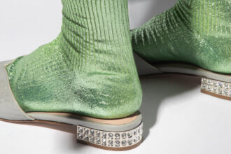 Maria La Rosa’s Foil Balloon-Like Socks Are a Simple Luxury for Fans