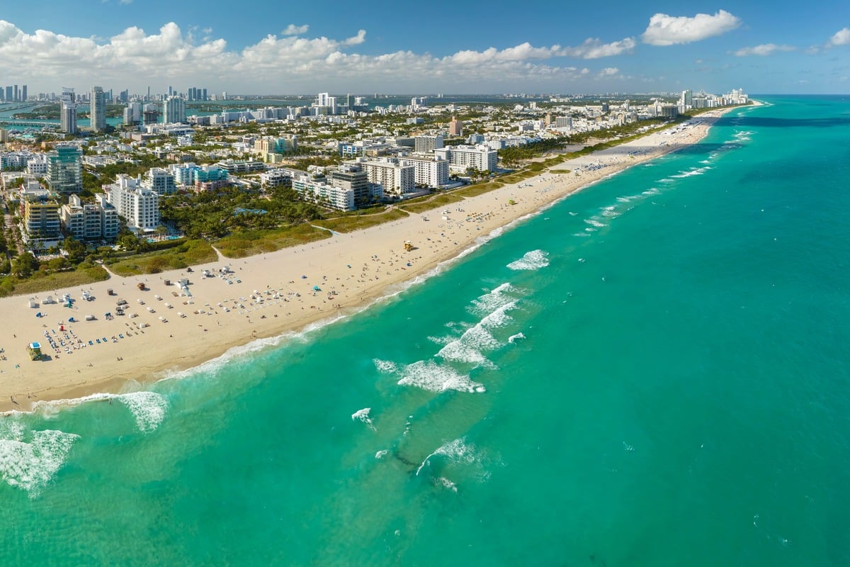 2 Beach cities in Florida mentioned in the best destinations in the US before 2025