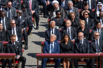 Trump’s Blue Suit at Pope Francis’ Funeral Draws Attention