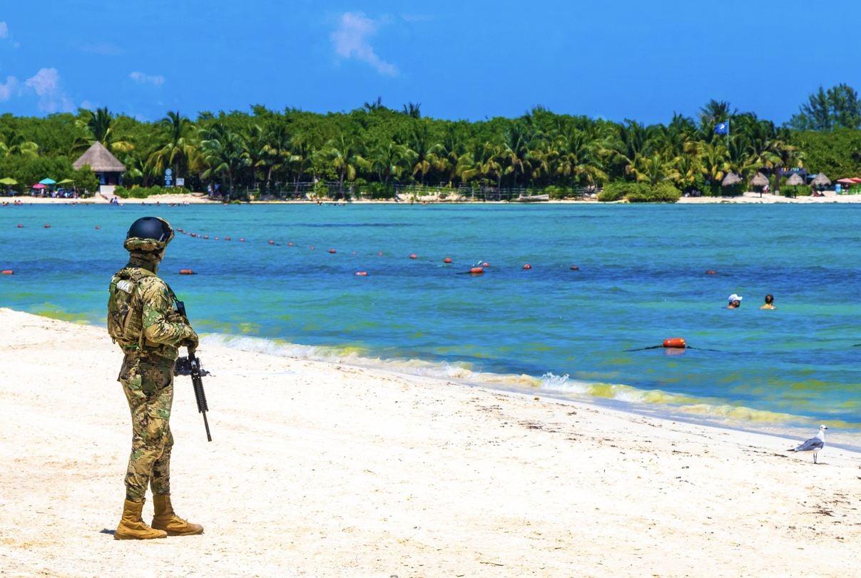 7000 troops arrive in Cancun & Riviera Maya to help protect tourists