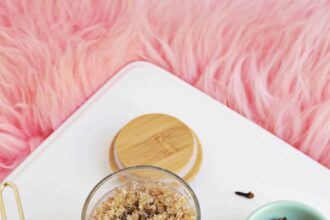 Homemade sugar scrub – a nice mess