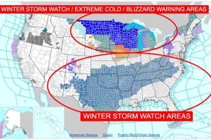 These US states are currently under Winter Storm Watch