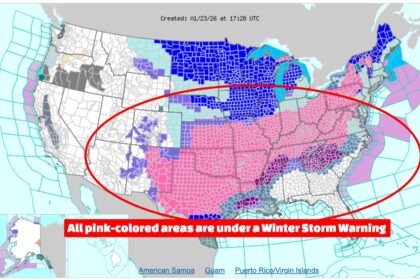 These US states are currently under a winter storm warning