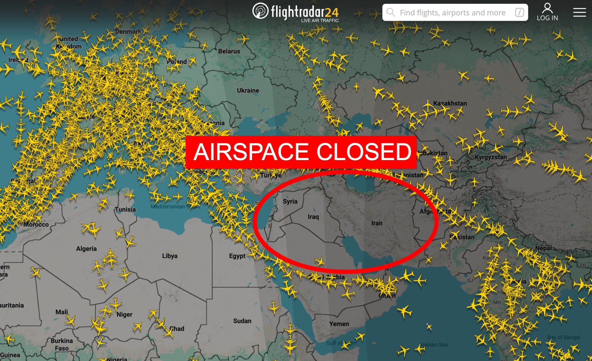 Thousands of flights canceled as Middle East airspace shrinks: how airlines are changing and rebooking their routes