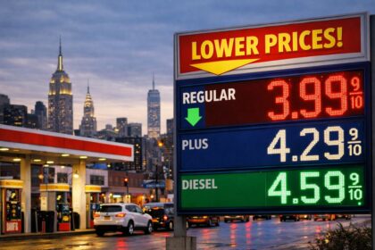 New York Gas could fall below  within days