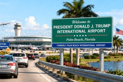 Palm Beach Airport named after President Donald Trump