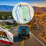 These two California cities are only twenty miles apart, but the drive takes six hours