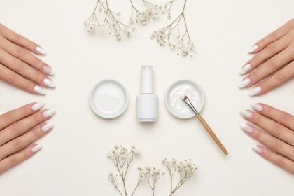 Why white gel polish looks patchy and streaky