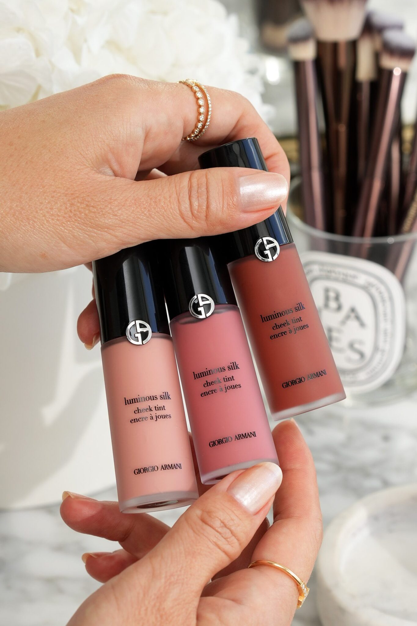 Armani Beauty Luminous Silk Cheek Tint Liquid Blush – New shades