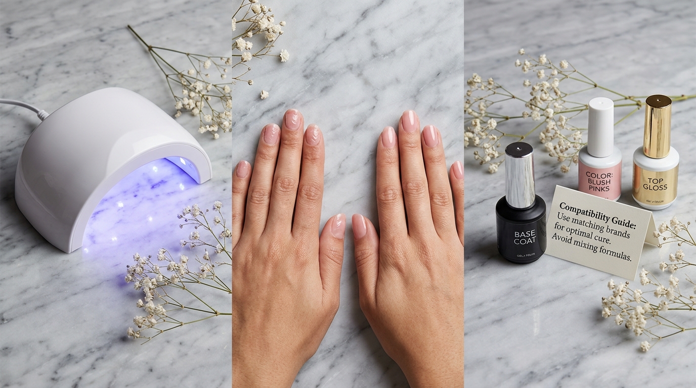 Gel polish curing: lamp compatibility and common problems