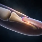 What happens if the nail matrix is ​​damaged?