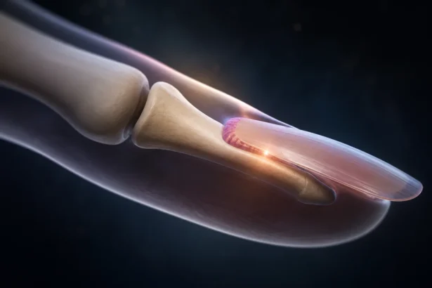 What happens if the nail matrix is ​​damaged?