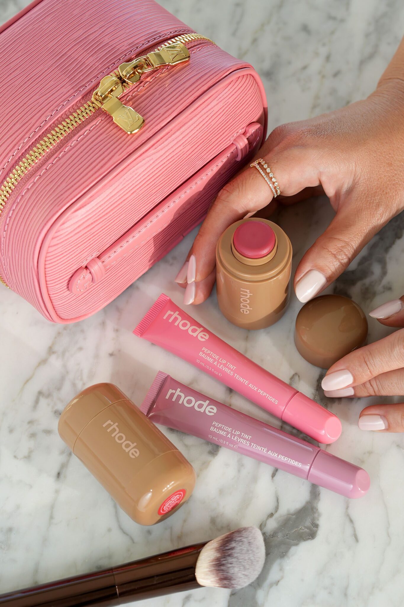 New Pocket Blush + Peptide Lip Tint Shades Rhode