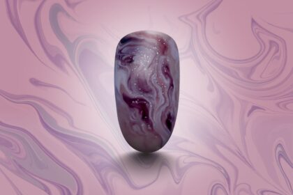 Chocolate Marble Nails: cozy gel look to know
