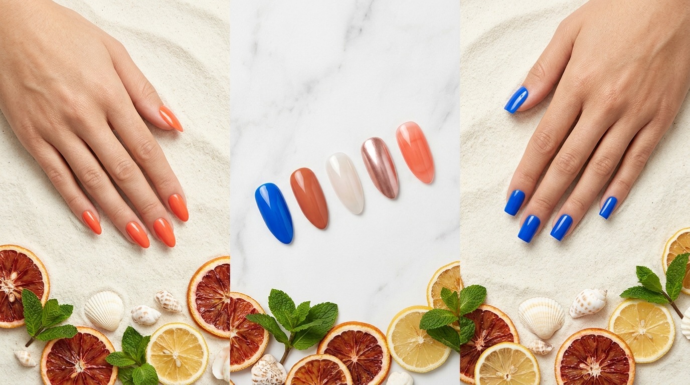 Summer gel nail trends 2026: colors and shapes