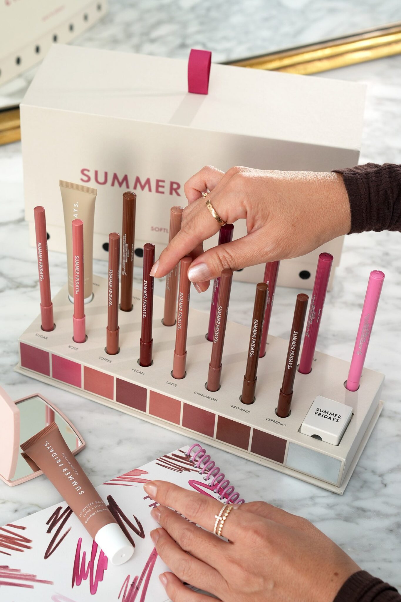 Summer Fridays SoftLine Lipliners + Flushed Lip Stains