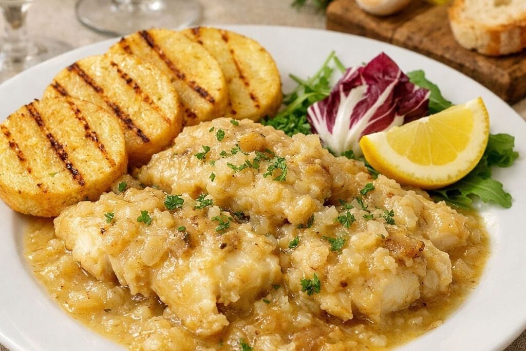 A Dish Of Baccala Alla Vicentina, Vicenza, Italy
