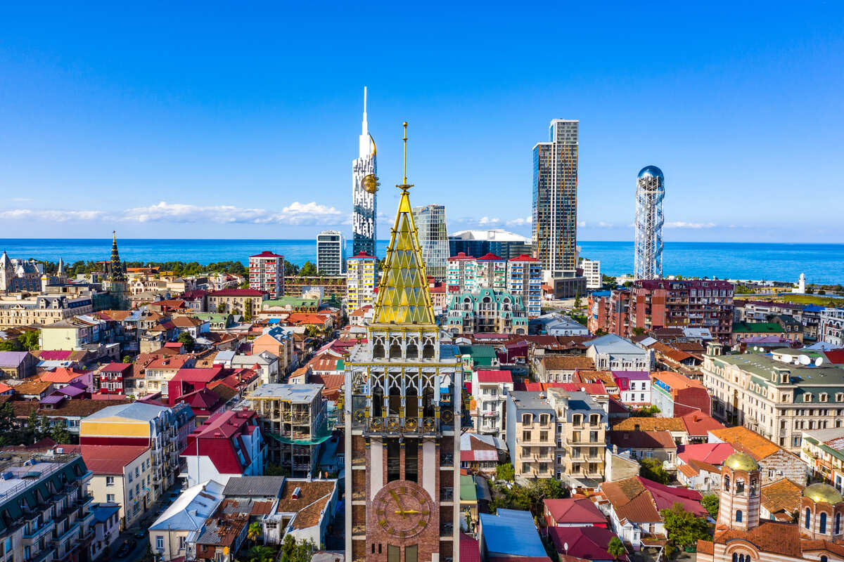 Aerial View Of Batumi, Georgia
