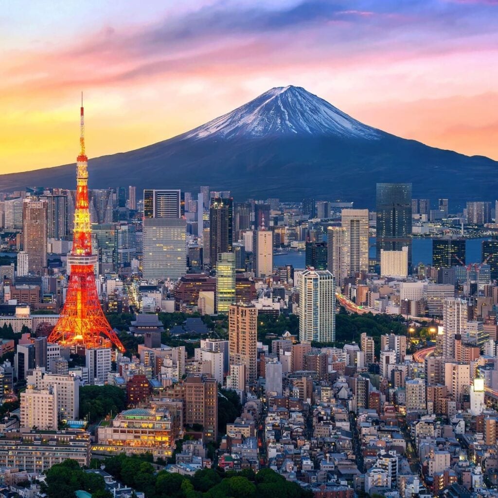 Aerial View Of Tokyo, Japan