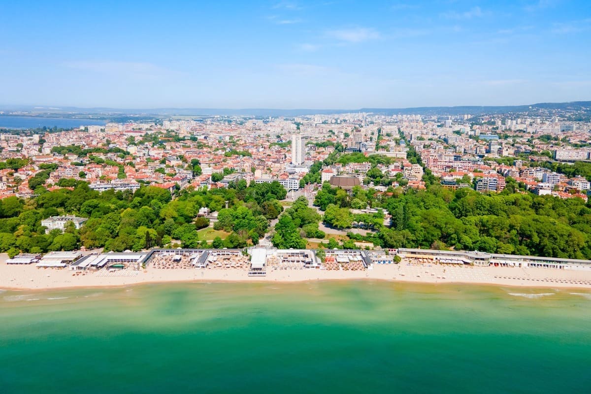 Aerial View Of Varna, Bulgaria