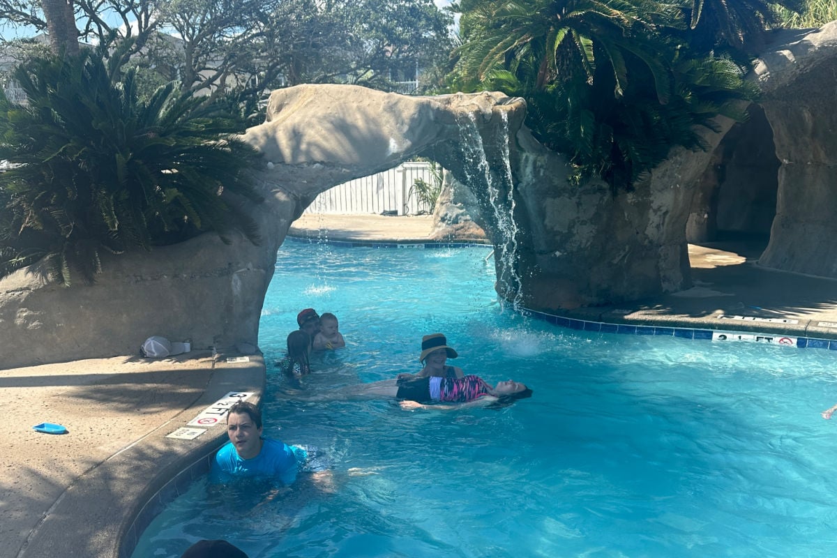 Cabana Club pool at Fripp Island, South Carolina