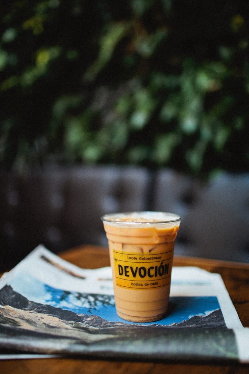 Devocion coffee shop - one of the best coffee shops in NYC that the locals love!