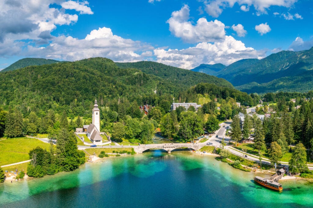 Lake Bohinj in Slovenia