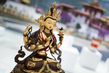 Sure! Please provide the engaging title you would like to be rewritten using the Three Great Bodhisattvas of Mahayana Buddhism.
