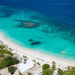 shoal bay east, Anguilla. Beautiful beach with turquoise sea. Crystalline waters of white sand, with plenty of shade from coconut trees. The best beach in the Caribbean.