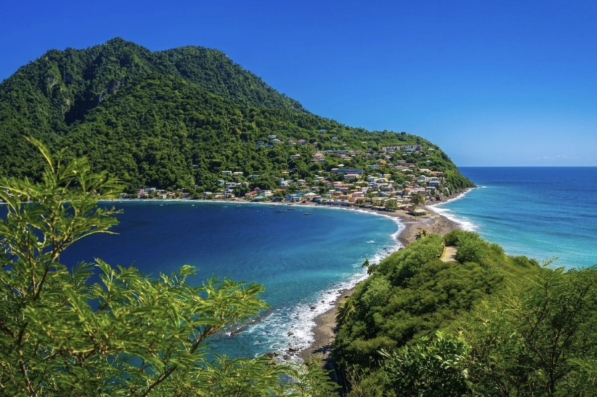 This Untouched Caribbean Island Has Volcanoes, Jungle Hot Springs, Hidden Waterfalls, And $2 Beers