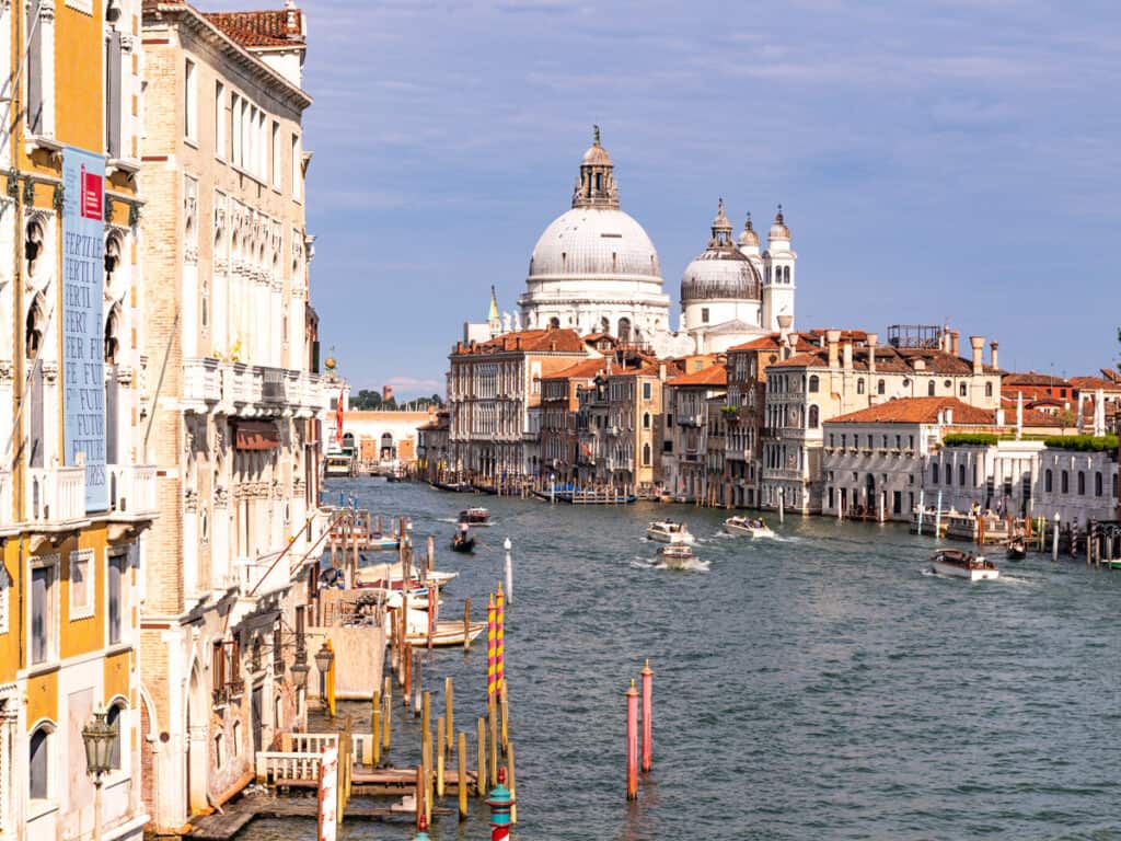 View of Grand Canal and Basilica of Santa Maria della Salute